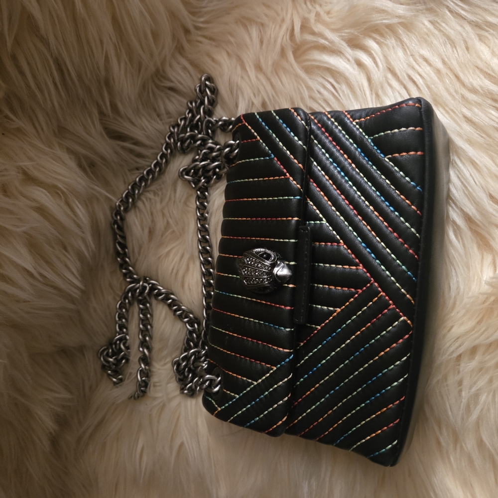Kurt Geiger Black Crossbody Bag with Chain Strap